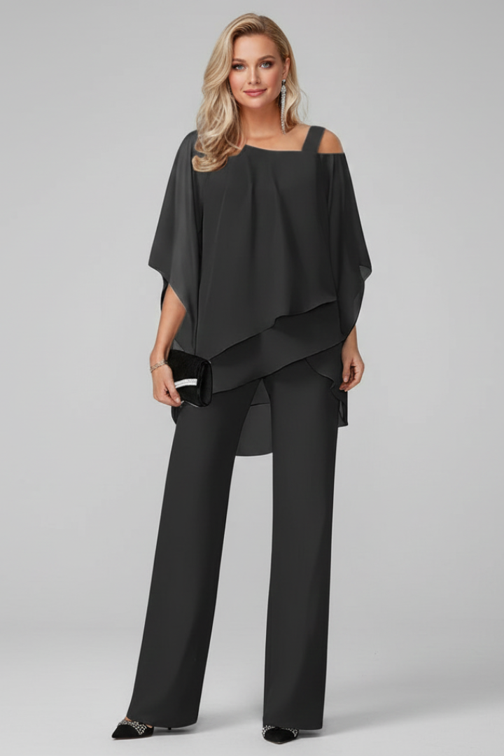 Dames Oversized Jumpsuit – Off-Shoulder, Wijde Pijpen, Geschikt voor Zomer en Casual Gebruik