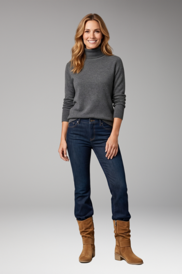Dames Orthopedische Laarzen met Zijritssluiting en Slouchy Fit