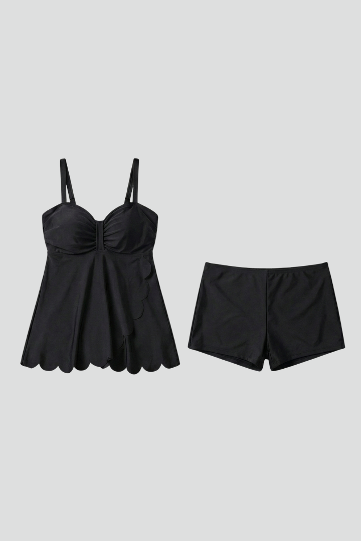 Dames Set – Met Shorts, Geschikt voor Zomer en Zwemmen, Casual Pasvorm