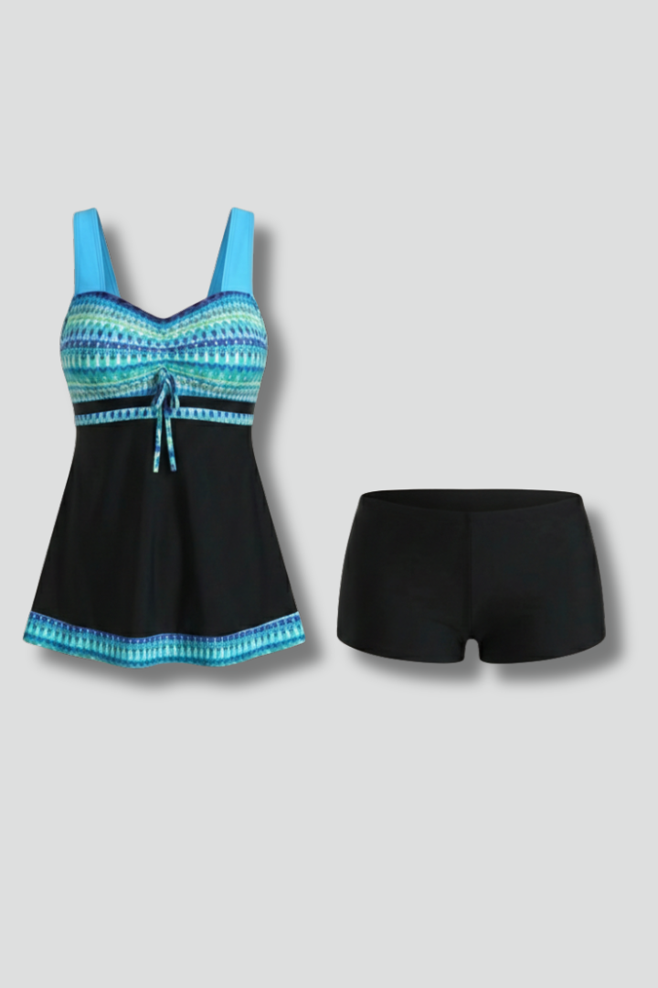 Dames Getailleerde Bikini Set – Met Strik, Geschikt voor Zomer en Strandgebruik
