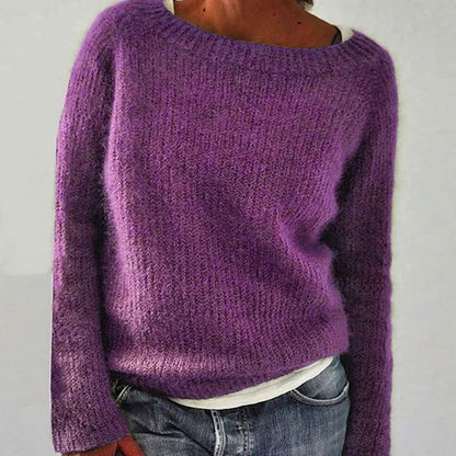 Women's Oversized Sweater, Relaxed-Fit Casual Knit Pullover for Everyday Comfort 2
