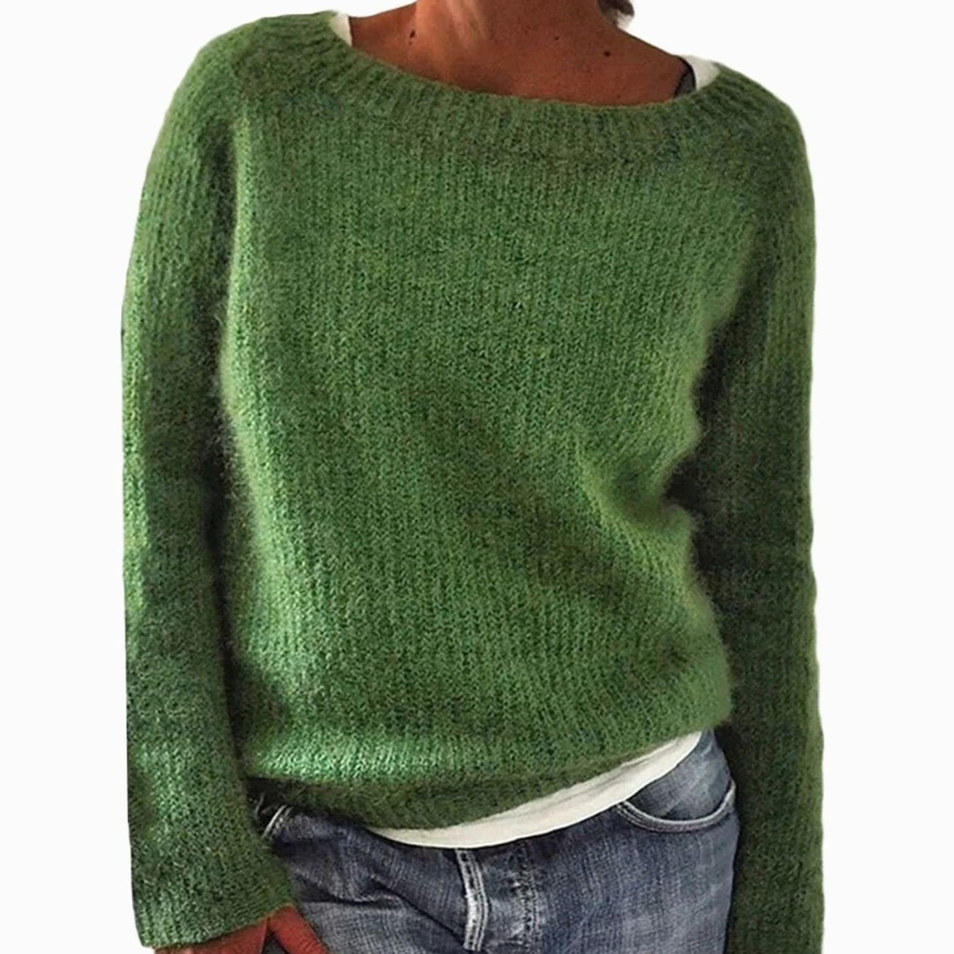 Women's Oversized Sweater, Relaxed-Fit Casual Knit Pullover for Everyday Comfort 3