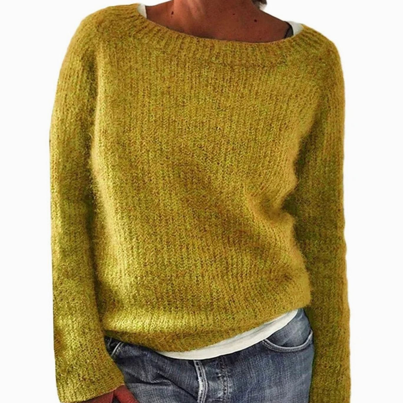 Women's Oversized Sweater, Relaxed-Fit Casual Knit Pullover for Everyday Comfort 5