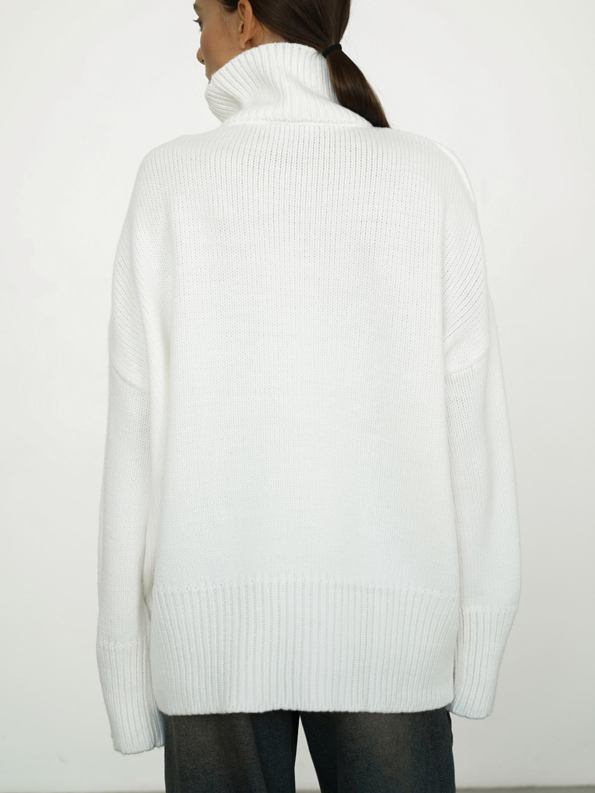 Dames Coltrui in Wolmix Tricot - Warme Winterpullover