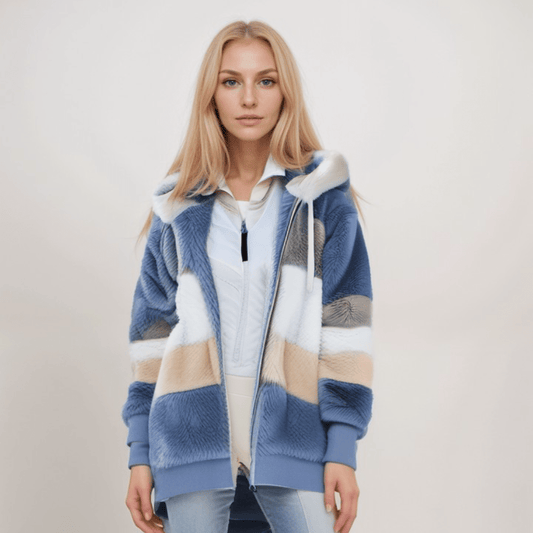 Dames Hoodie met Rits – Fleece Capuchonvest, Casual voor Dagelijks Gebruik