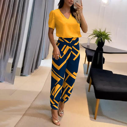 Celina - Stijlvolle Bedrukte Chique Jumpsuit | Trendy & Comfortabel