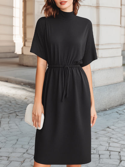 Dames Oversized Midi Jurk – Met Koord, Geschikt voor Lente en Zomer