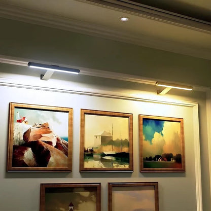 Draadloze Wandlamp voor Kunst – Oplaadbare LED Verlichting met Afstandsbediening