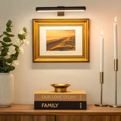 Draadloze Wandlamp voor Kunst – Oplaadbare LED Verlichting met Afstandsbediening