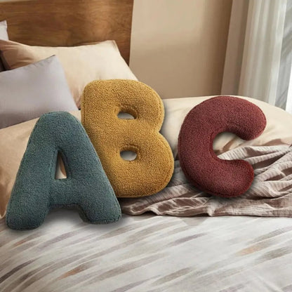 alphabet letter pillow