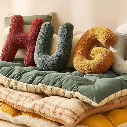 alphabet letter pillow