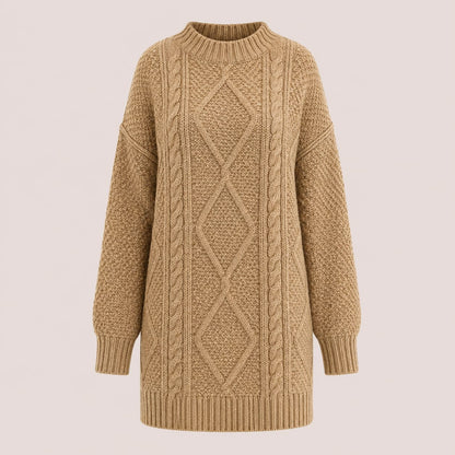 Kelly Cable Knit Jumper Dress_2