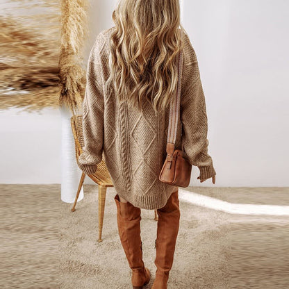 Kelly Cable Knit Jumper Dress_4