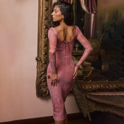 Livia - Stijlvolle Roze Jurk
