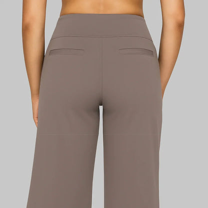 Dames Broek Hoge Taille Stretch – Comfortabele Pull-On Pantalon