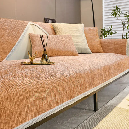 Bankhoes Chenille met Antislip Onderkant en Huisdierbescherming