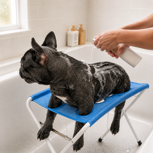 Verhoogd Anti-Slip Badplatform voor Honden - RVS