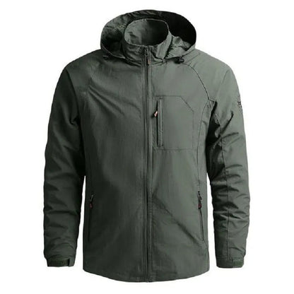 Heren Slim Fit Jas – Met Rits, Geschikt voor Outdoor en Dagelijks Gebruik