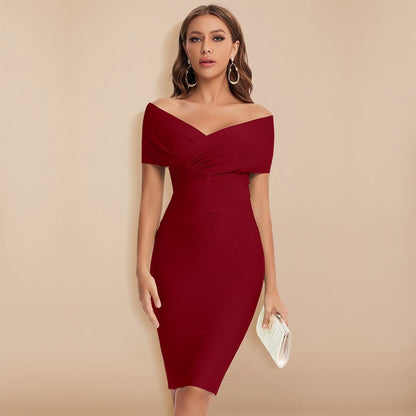 Luna - Stijlvolle Figurale Cocktailjurk
