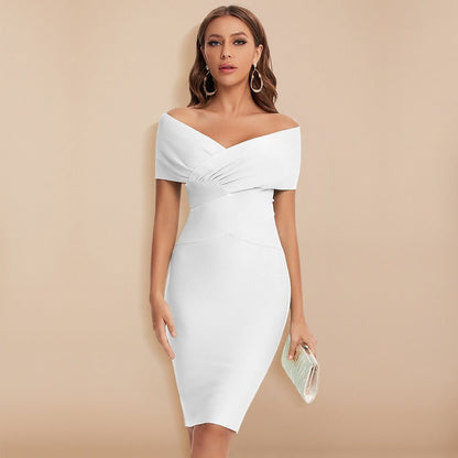 Luna - Stijlvolle Figurale Cocktailjurk