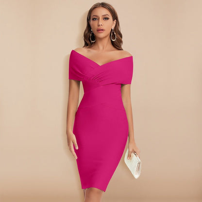 Luna - Stijlvolle Figurale Cocktailjurk