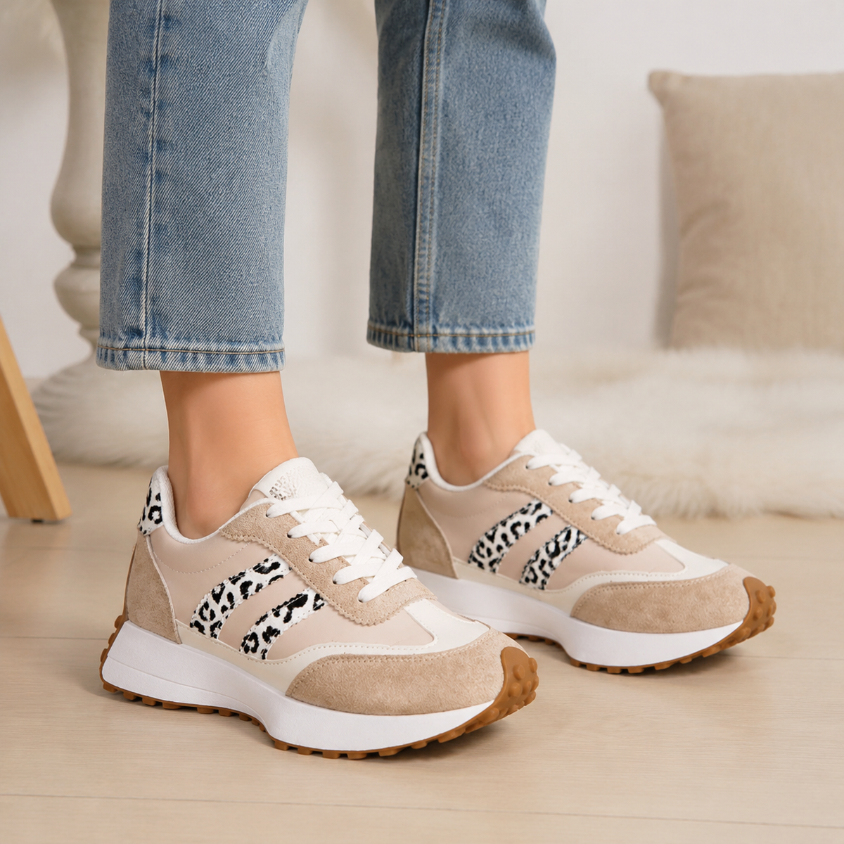 Fleur - Moderne Sneakers met Ergonomisch Voetbed voor Dames
