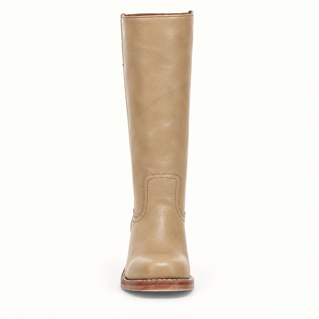 Dames Leren Laarzen – Exclusief, Luxe, Hoogwaardig Leer, Casual voor Thuis en Buiten