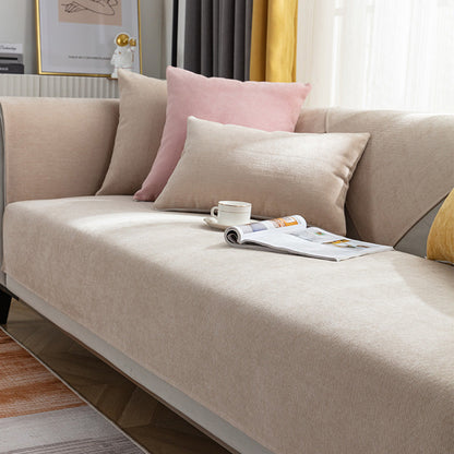 Chenille Bankhoes Anti-Slip - Zachte Hoes voor Bank