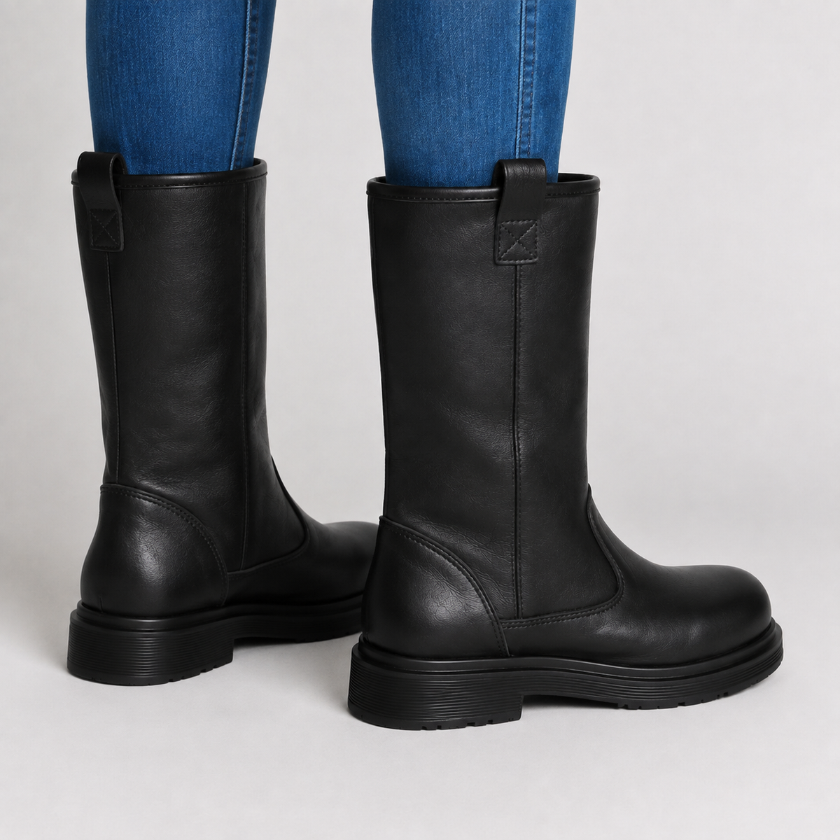 Męskie skórzane botki – ocieplane, wodoodporne, casualowe na jesień i zimę