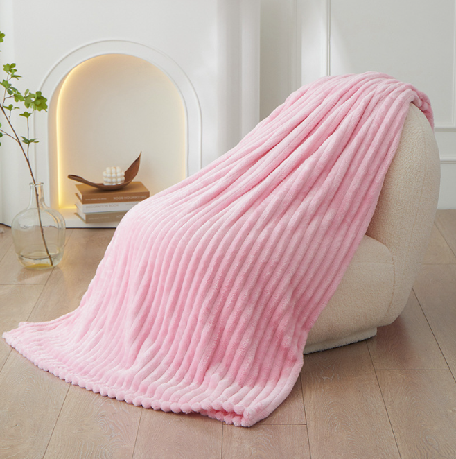 Plaid Grofgebreide Structuur Plaid voor Bank of Bed | Groot