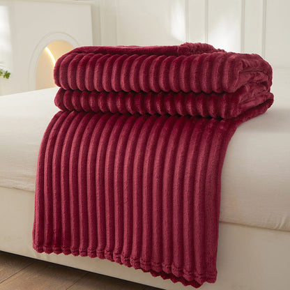 Plaid Grofgebreide Structuur Plaid voor Bank of Bed | Groot