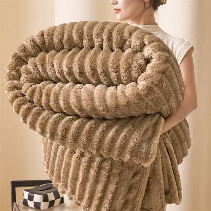 Plaid Grofgebreide Structuur Plaid voor Bank of Bed | Groot