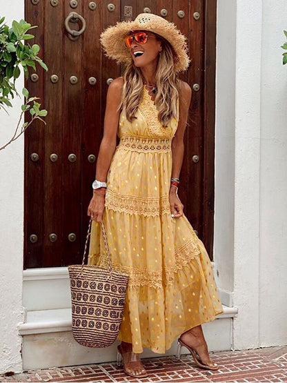 Isabeau - Boho Chic Maxi Jurk
