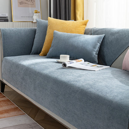 Chenille Bankhoes Anti-Slip - Zachte Hoes voor Bank