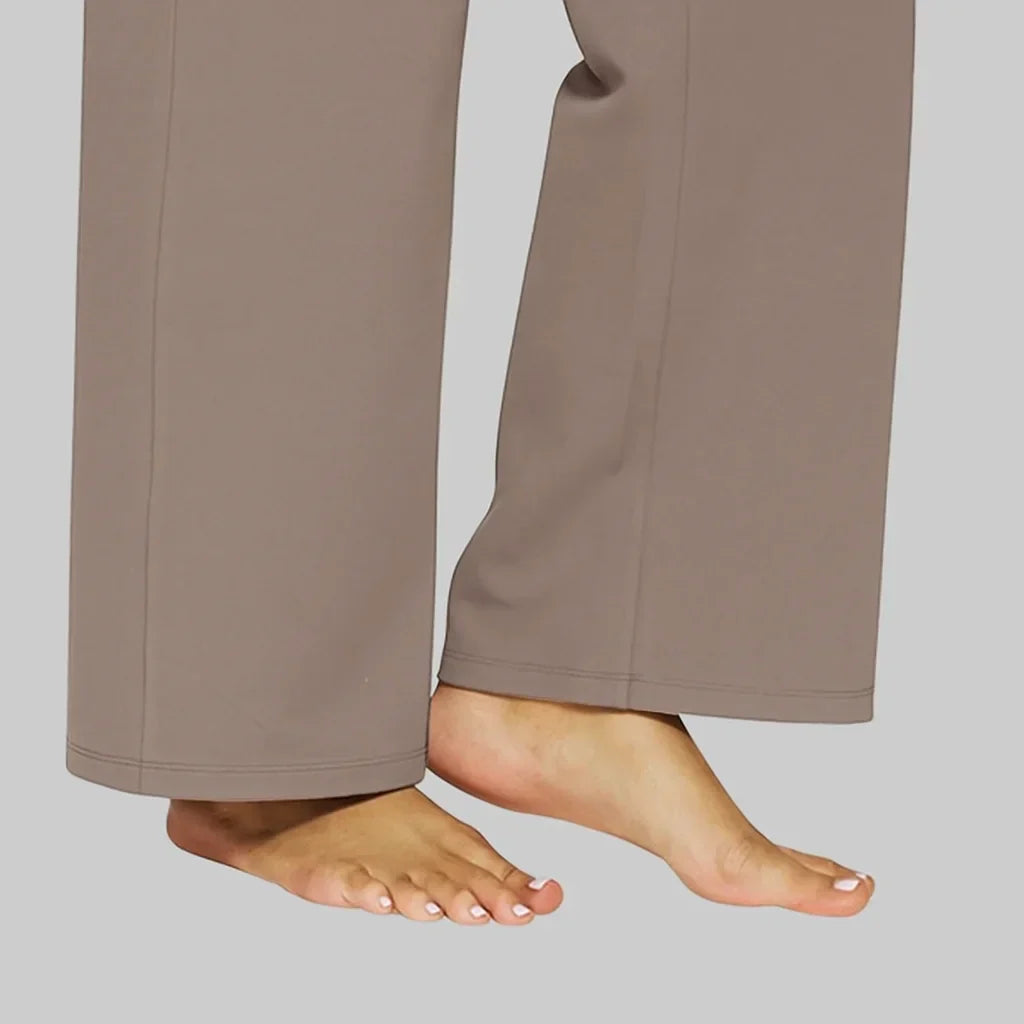 Dames Broek Hoge Taille Stretch – Comfortabele Pull-On Pantalon
