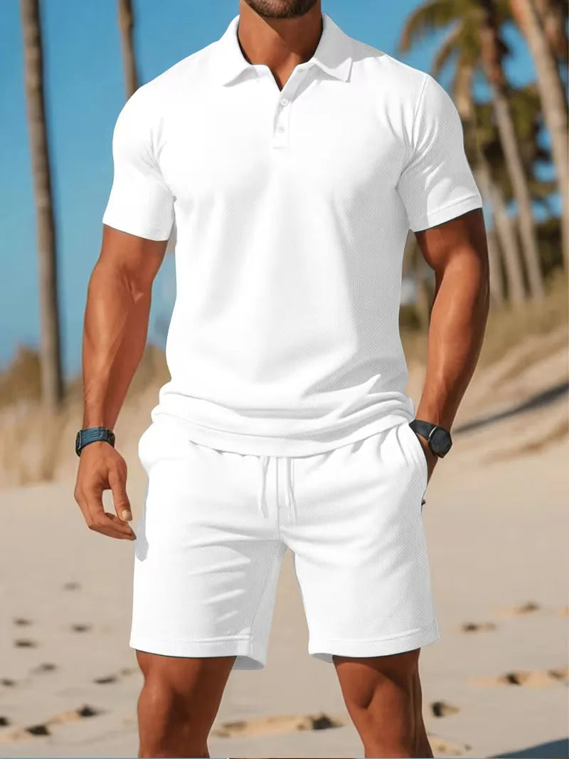 Heren Polo Set met Short - Zomer Co-ord Tweedelig