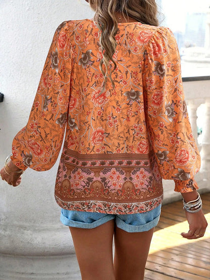 Nynke - Zomerse Bloemenblouse
