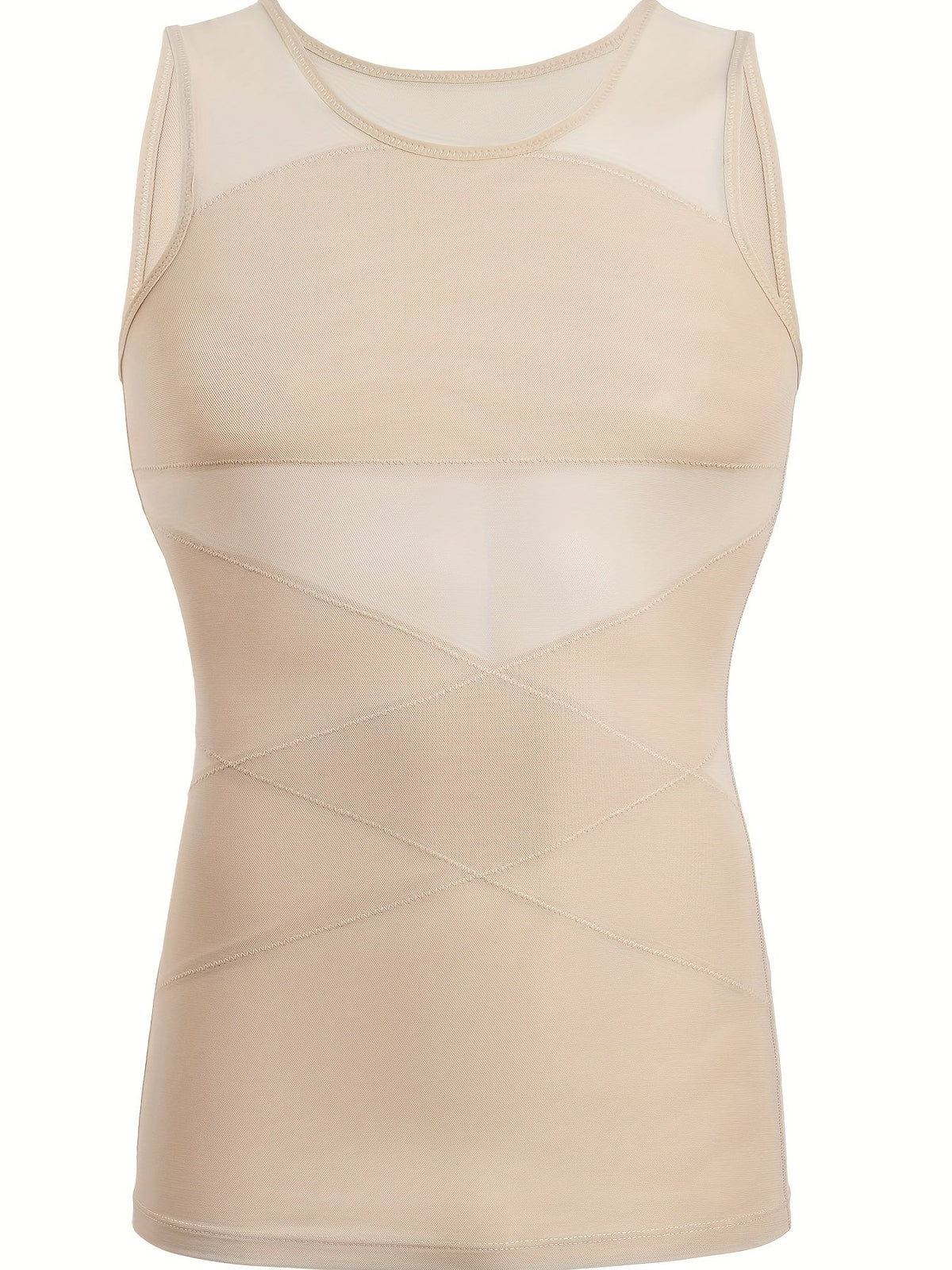 Heren Shapewear Tanktop Buikcontrole Mouwloos Onderhemd
