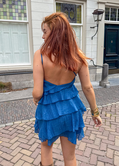 Dames Getailleerde Jurk – Asymmetrisch Ontwerp, Geschikt voor Lente en Zomer