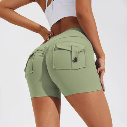 Zoe - Shorts met Hoge Taille en Push-Up Effect