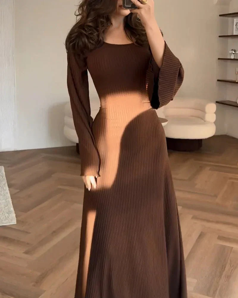 Lola - Elegante Lange Mouw Jurk