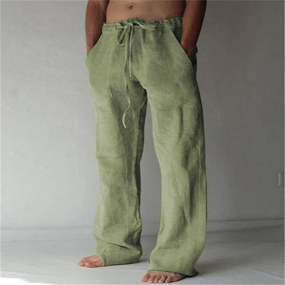 Heren Slim Fit Broek – Casual voor Dagelijks Gebruik, Met Elastische Taille