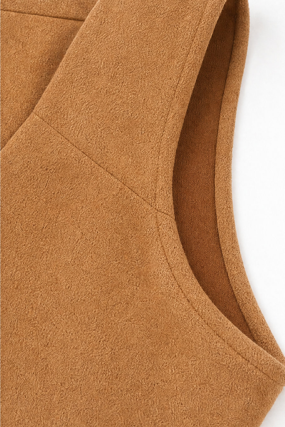 Dames Lang Vest Mouwloos Open Front - Gilet