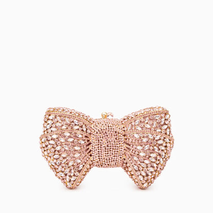 Elegant clutch bag in a soft, textured material featuring fold over flap and gold tone clasp, top view — 19 — view 19