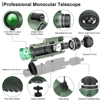 Compact 600x Ultra - Zoom Monocular - Monocular - Wild Eye Vision