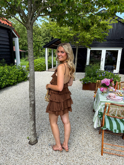 Dames Getailleerde Jurk – Asymmetrisch Ontwerp, Geschikt voor Lente en Zomer