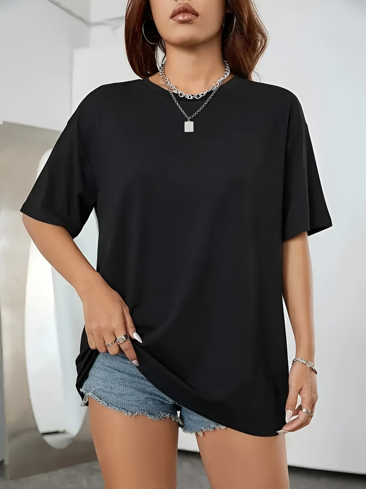 Bellamy - Cropped T-shirt met Vlinderkant