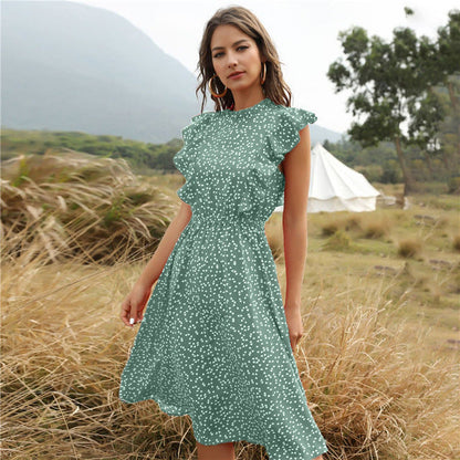 Elodie - Lange Zomerjurk van Chiffon