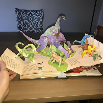 dinosaur 3d pop-up book