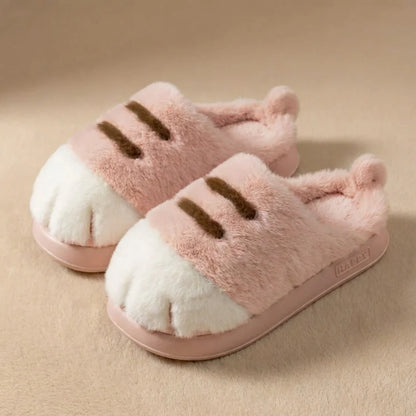 Dames Pantoffels Kattenpoot Design Pluche